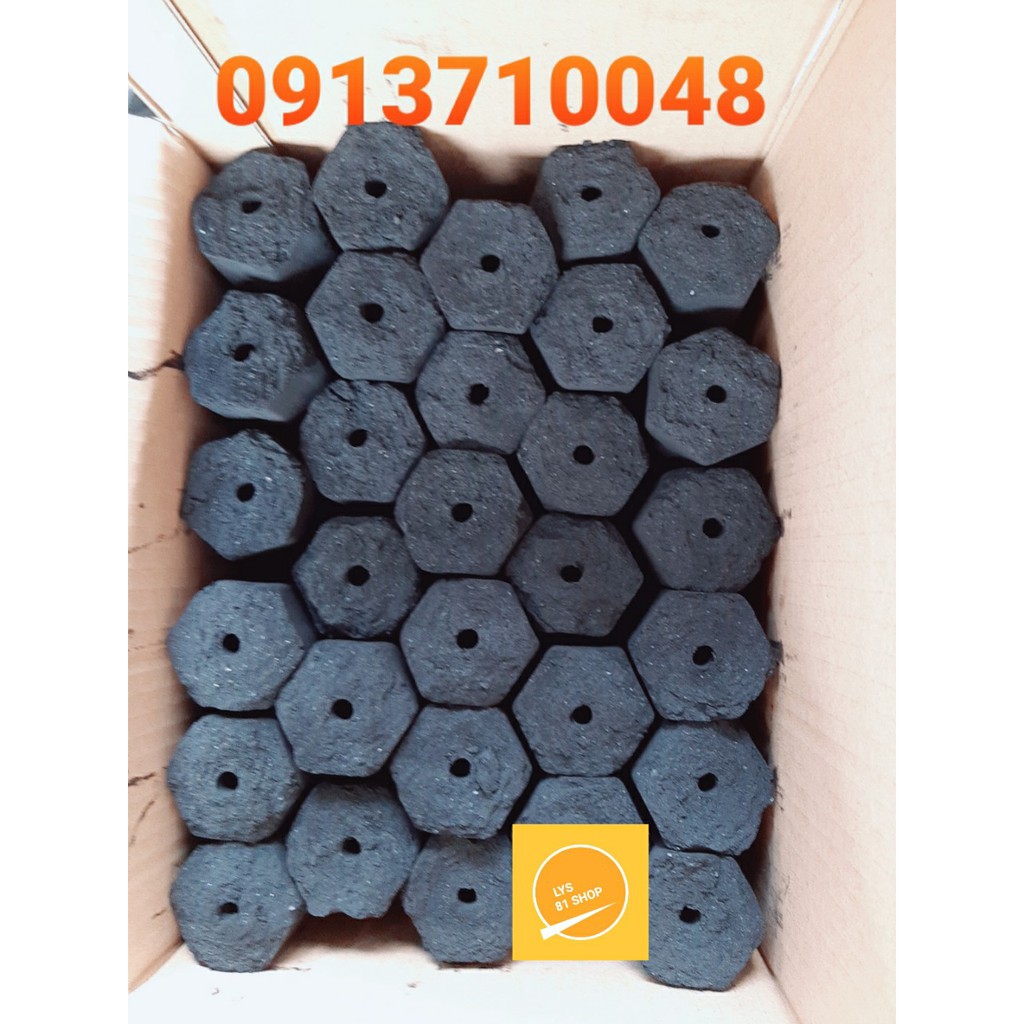 10kg Than sạch, Than gáo dừa không nổ tia lửa
