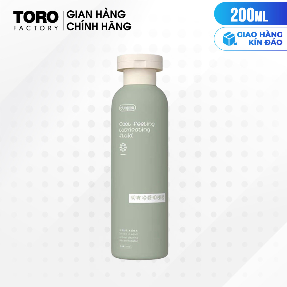 Gel bôi trơn mát lạnh duai cool feeling - chai 200ml | toro factory