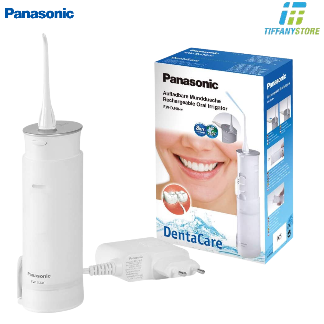 Máy tăm nước cầm tay Panasonic EW-DJ40 không dây - Pin sạc - Làm sạch răng nướu