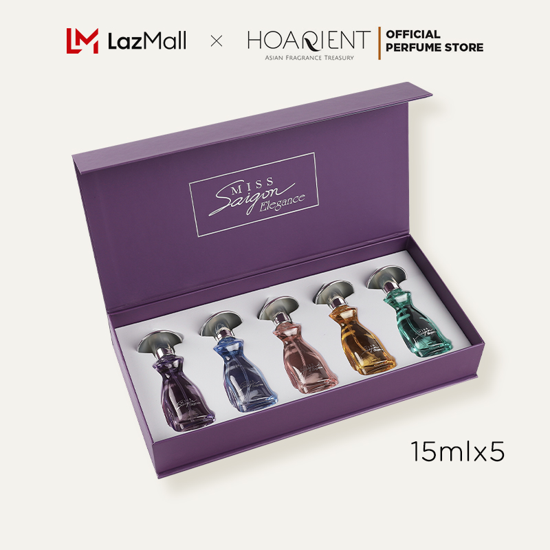 Bộ sưu tập nước hoa Miss Saigon Elegance 15ml x 5