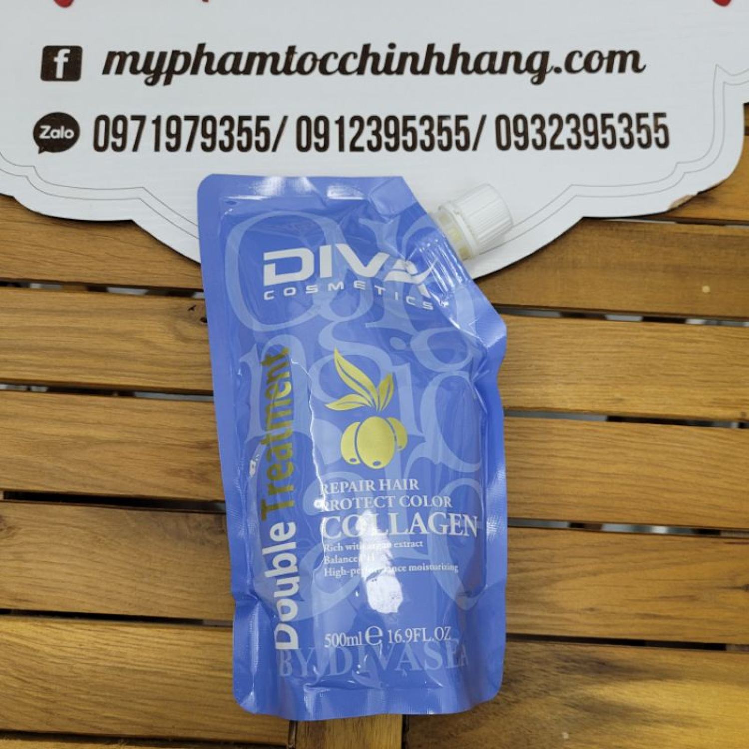 Hấp phục hồi diva collagen repair 500ml