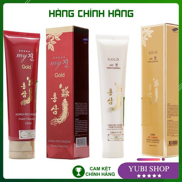 Sữa rửa mặt sâm hàn quốc hàng auth - sữa rửa mặt sâm my gold - yubi shop