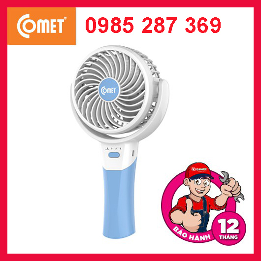 Quạt mini Cầm Tay tích điện sạc pin Comet CRF0904 công suất 3W Chính hãng