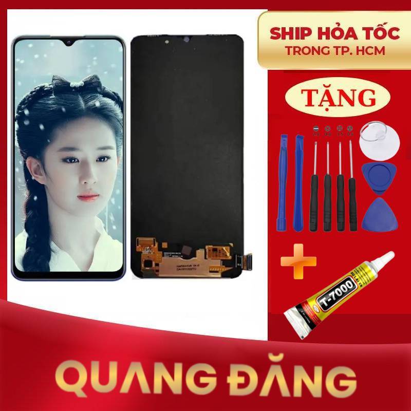 Bộ màn hình oppo reno 3 /a91 /f15 /a73-2020 tặng keo dán và bộ sửa 9 món