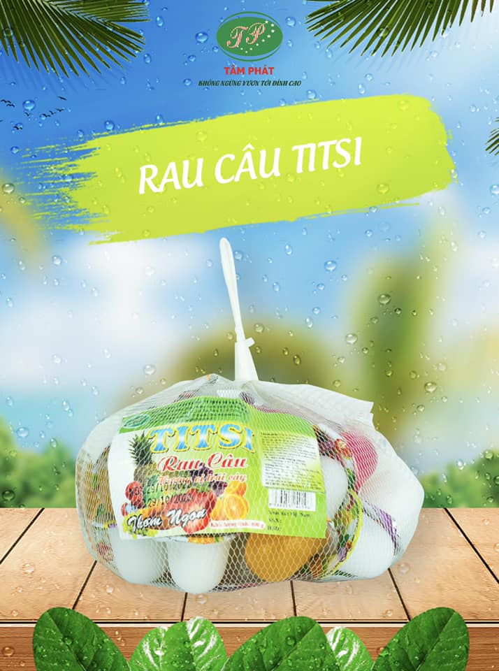 Rau câu túi lưới titsi 800g