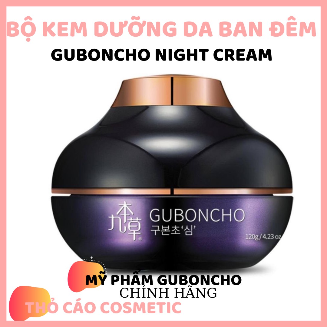 Bộ kem dưỡng da ban đêm guboncho night cream