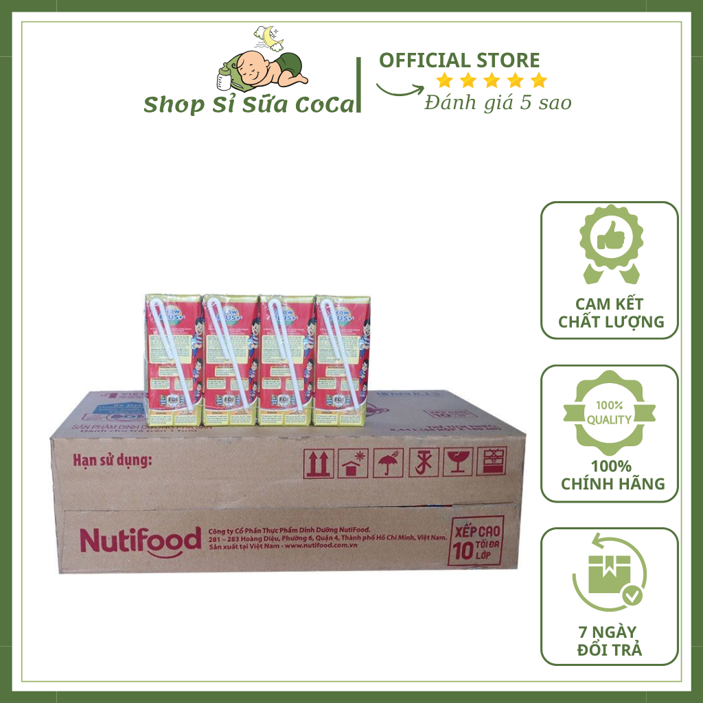 Sữa pha sẵn Nutifood Growplus Đỏ 180ml
