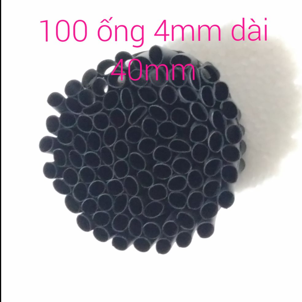 [HCM]100 Ống gen co nhiệt phi 4mm dài 40mm cắt sẵn.