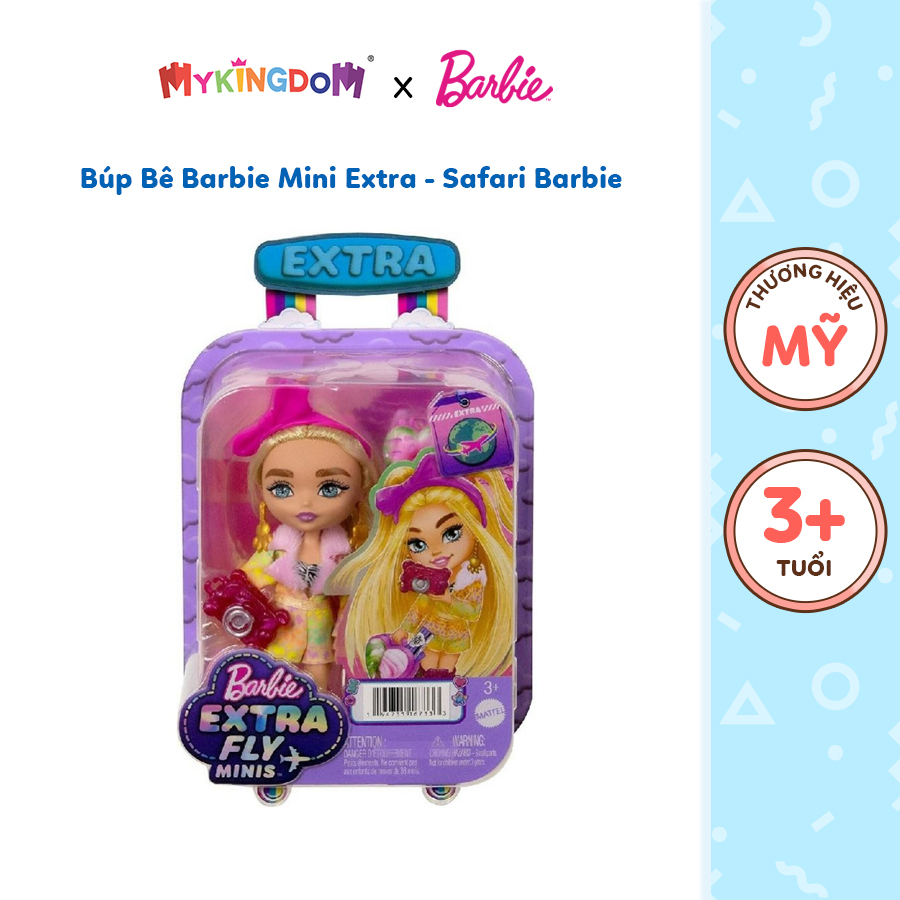 Đồ Chơi Búp Bê Barbie Mini Extra - Safari BARBIE HPT56 HGP62