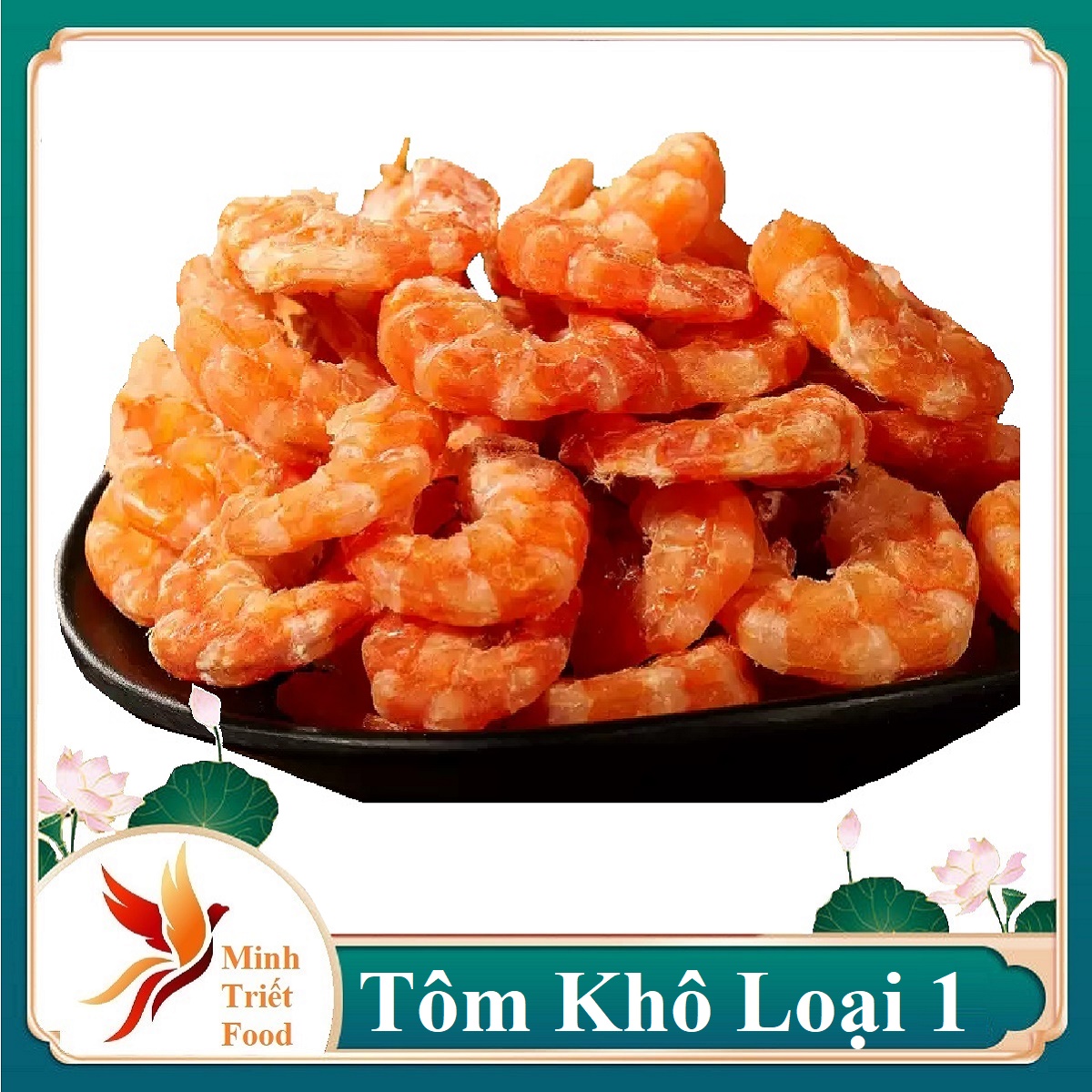 Tôm khô size đại loại 1 bịch đặc sản minh triết tôm khô size đại loại 1