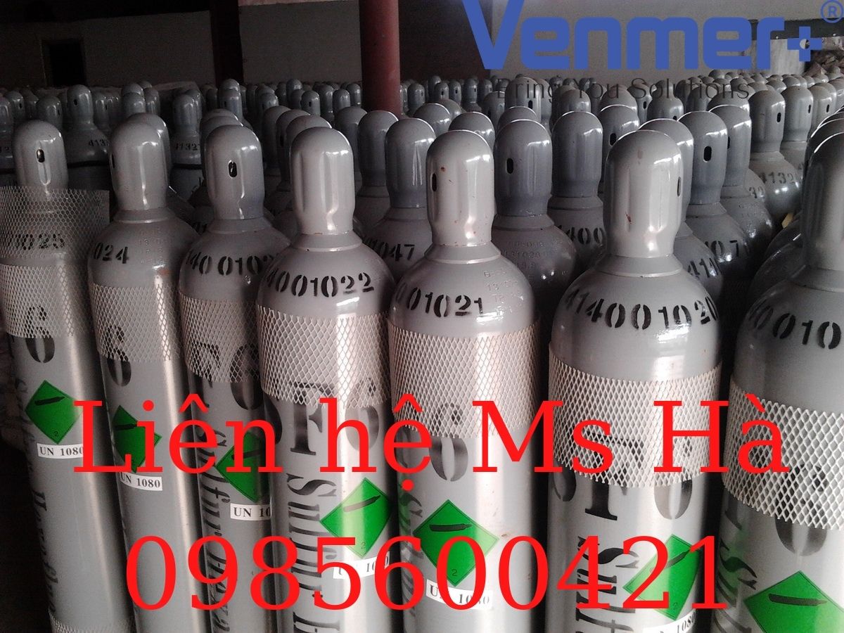 Bình khí SF6 (bình 40L 50kg chưa thuế và vỏ)