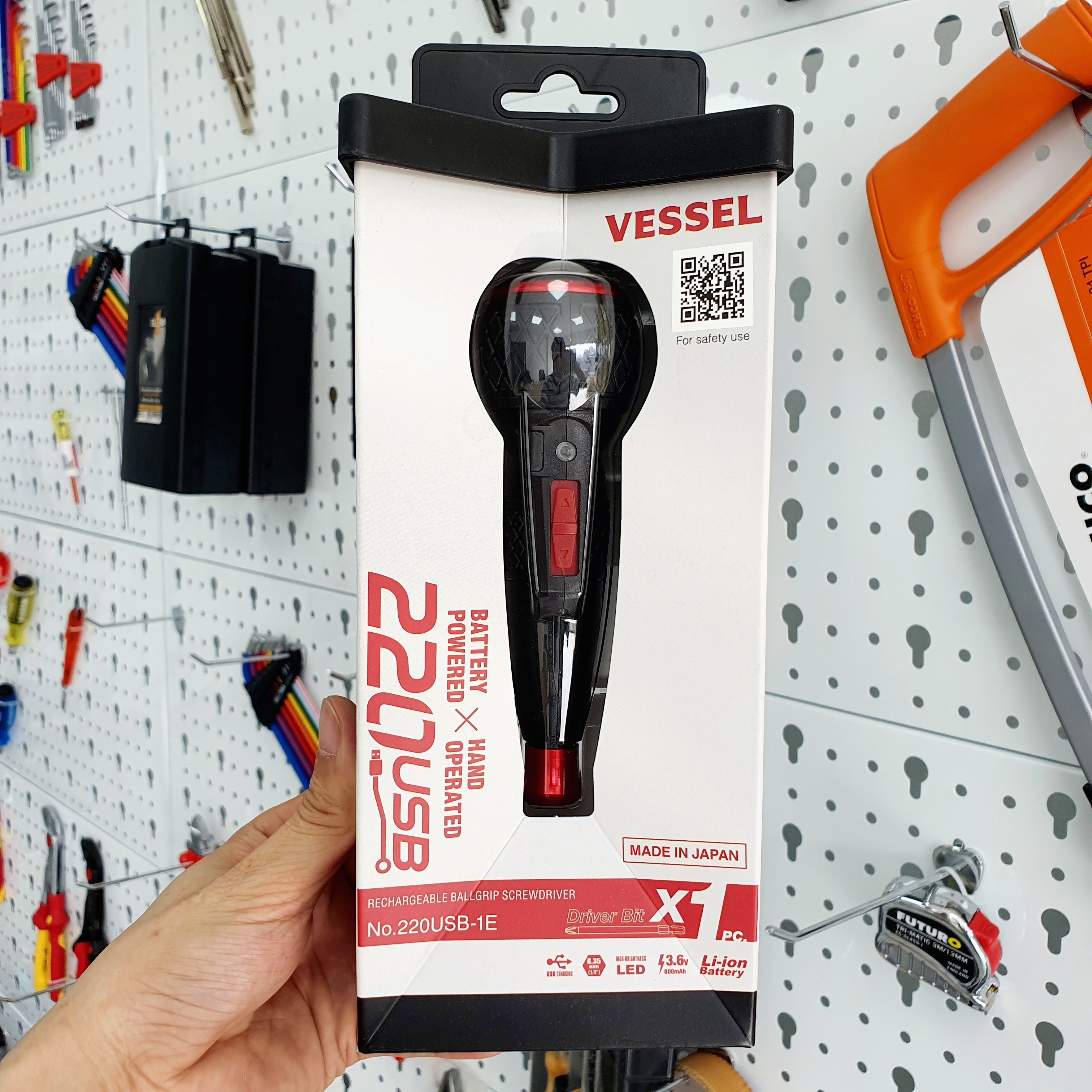 Tô vít điện vessel 220usb-1 cao cấp made in japan hàng chính hãng