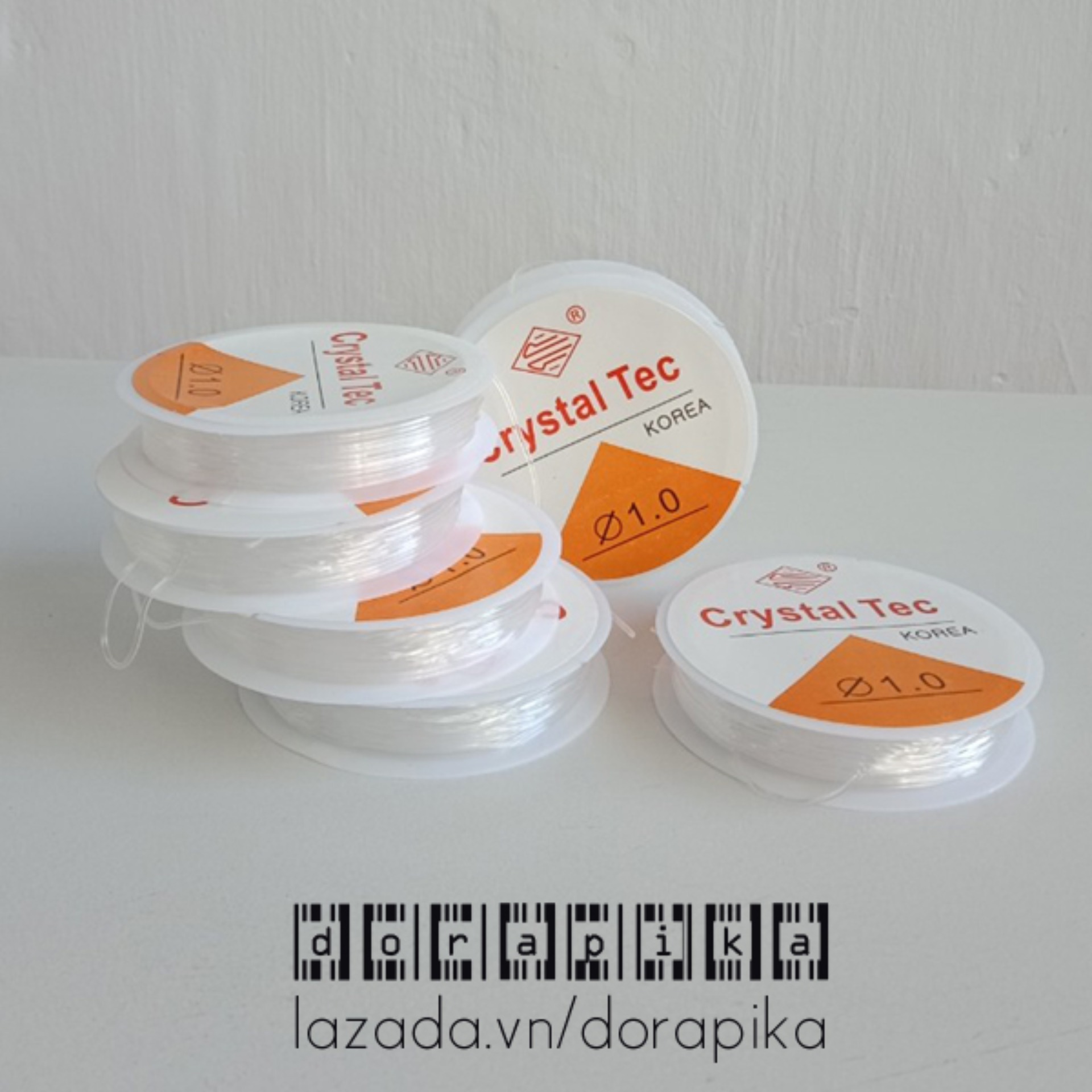 cước chun co giãn sợi trong suốt đàn hồi tốt xỏ vòng tay phong thủy vòng hạt vòng đá