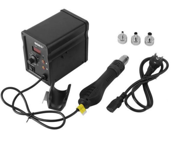 Máy khò nhiệt / máy khò thiếc/ trạm khò 858D sử dụng biến áp