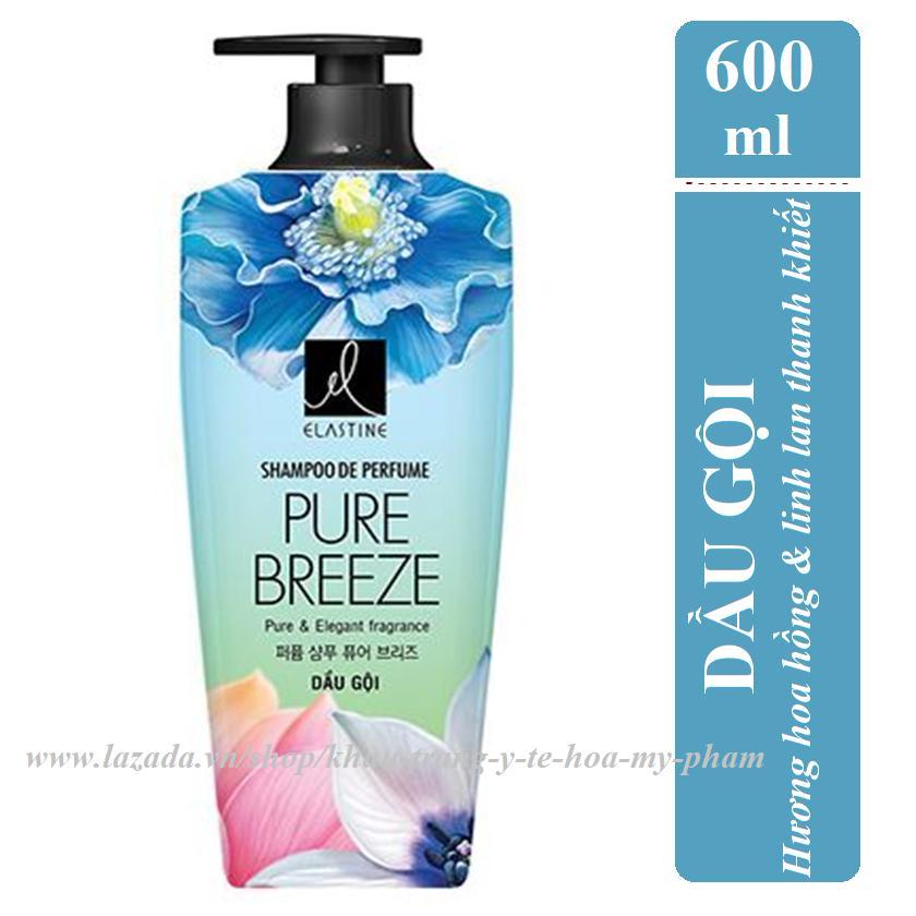 Elastine - Dầu gội nước hoa De Perfume Pure Breeze 600 ml