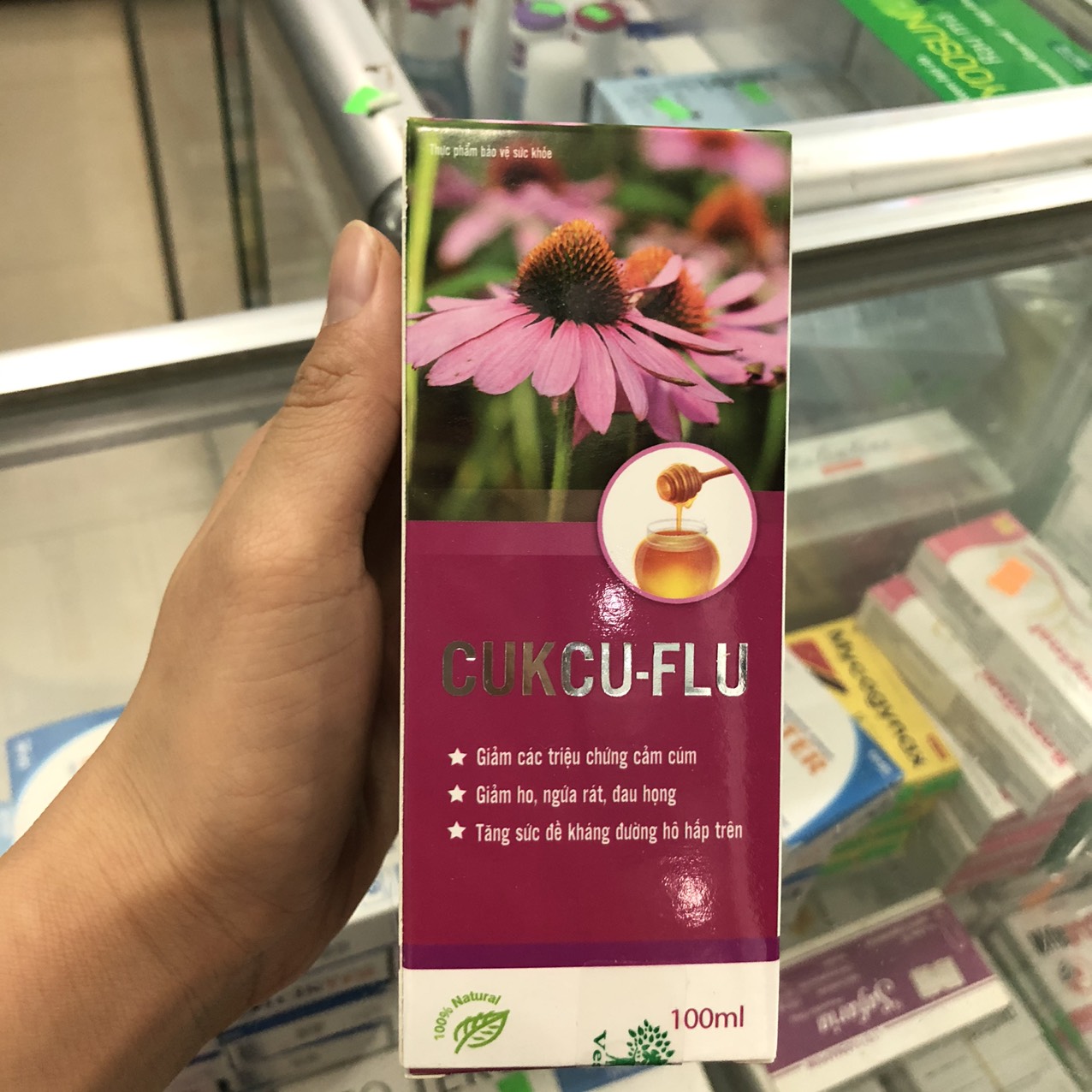 Cukcu-Flu tăng cường sức đề kháng, giảm ho và cảm cúm
