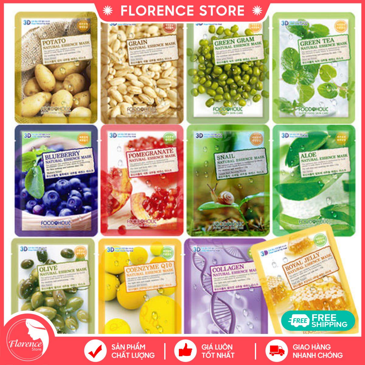 Mặt Nạ 3D Foodaholic Mask Dưỡng Da Hàn Quốc( Bịch 10Miếng)