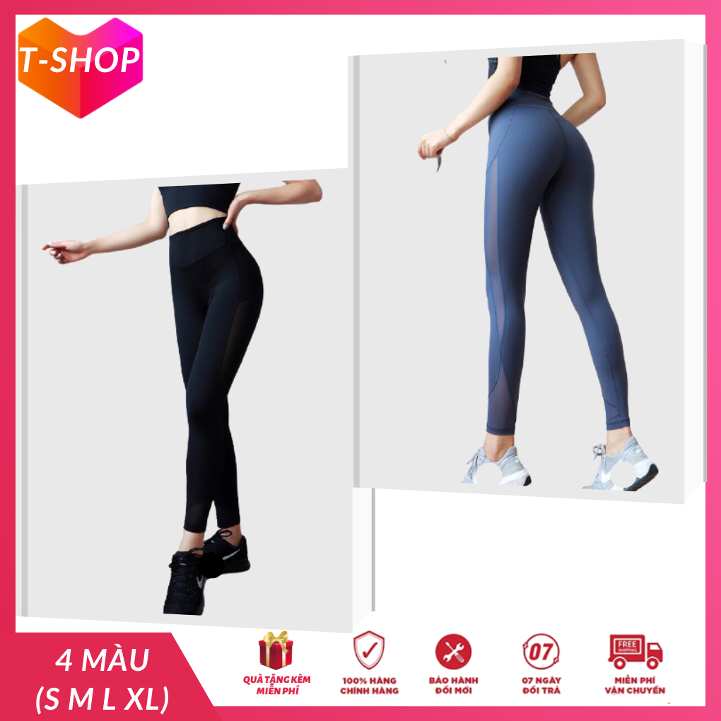 [HCM]quần thể thao nữ tập yoga pha lưới tam giác có nhiều màu phối đồ tập gym nữ đẹp tphcm-CR028