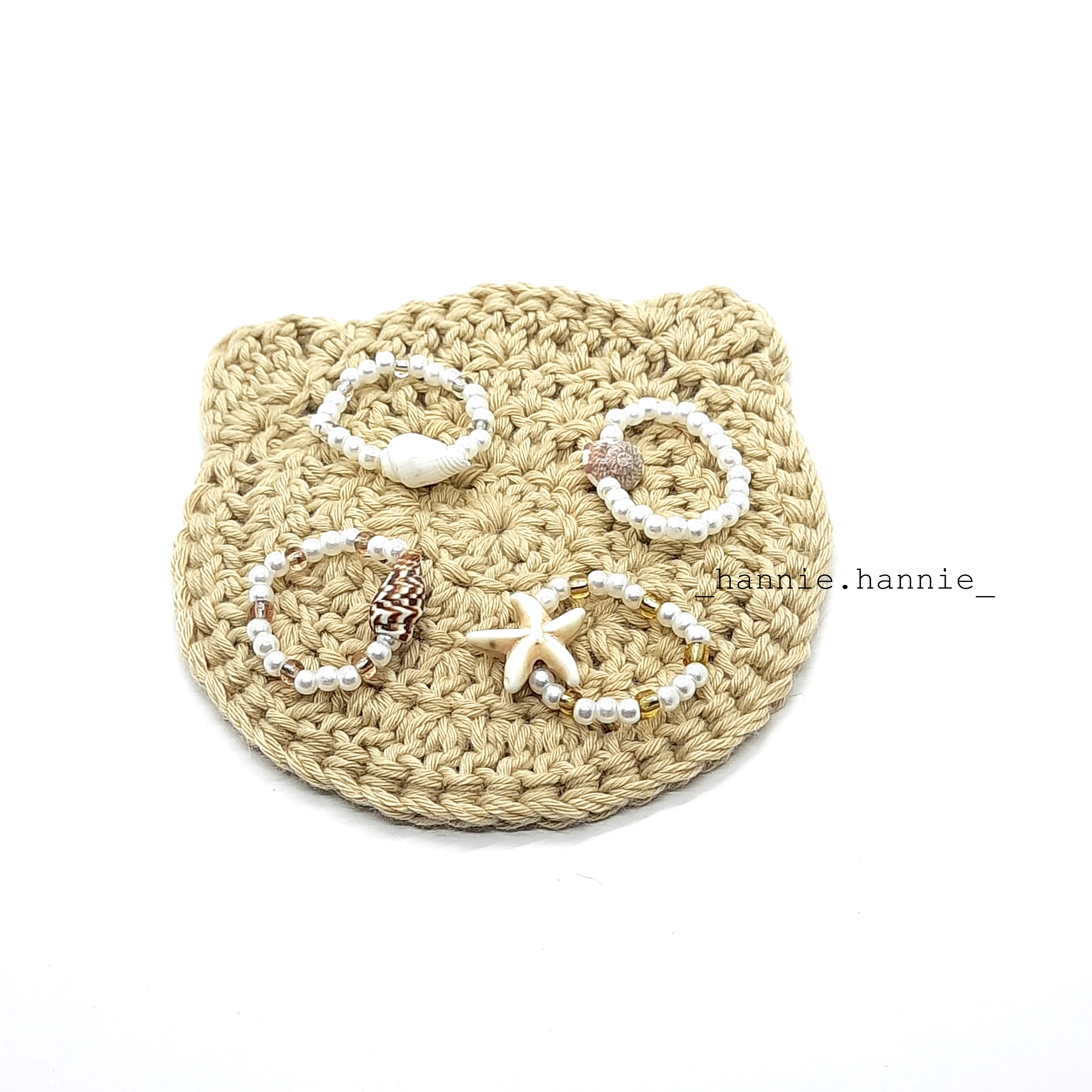 🐚🤍NHẪN ỐC 🐚🤍 - Nhẫn hạt trai ốc sao biển đeo tay nữ handmade đơn giản phong cách biển mùa hè