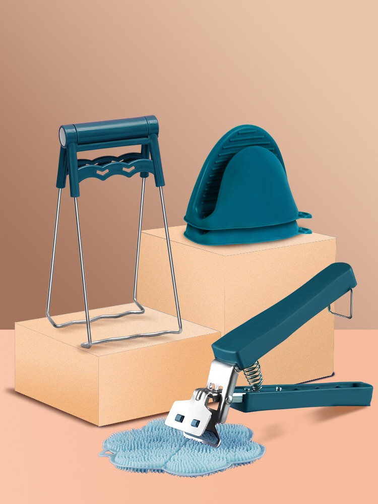Bộ 6 dụng cụ kẹp gắp bát đĩa chống nóng