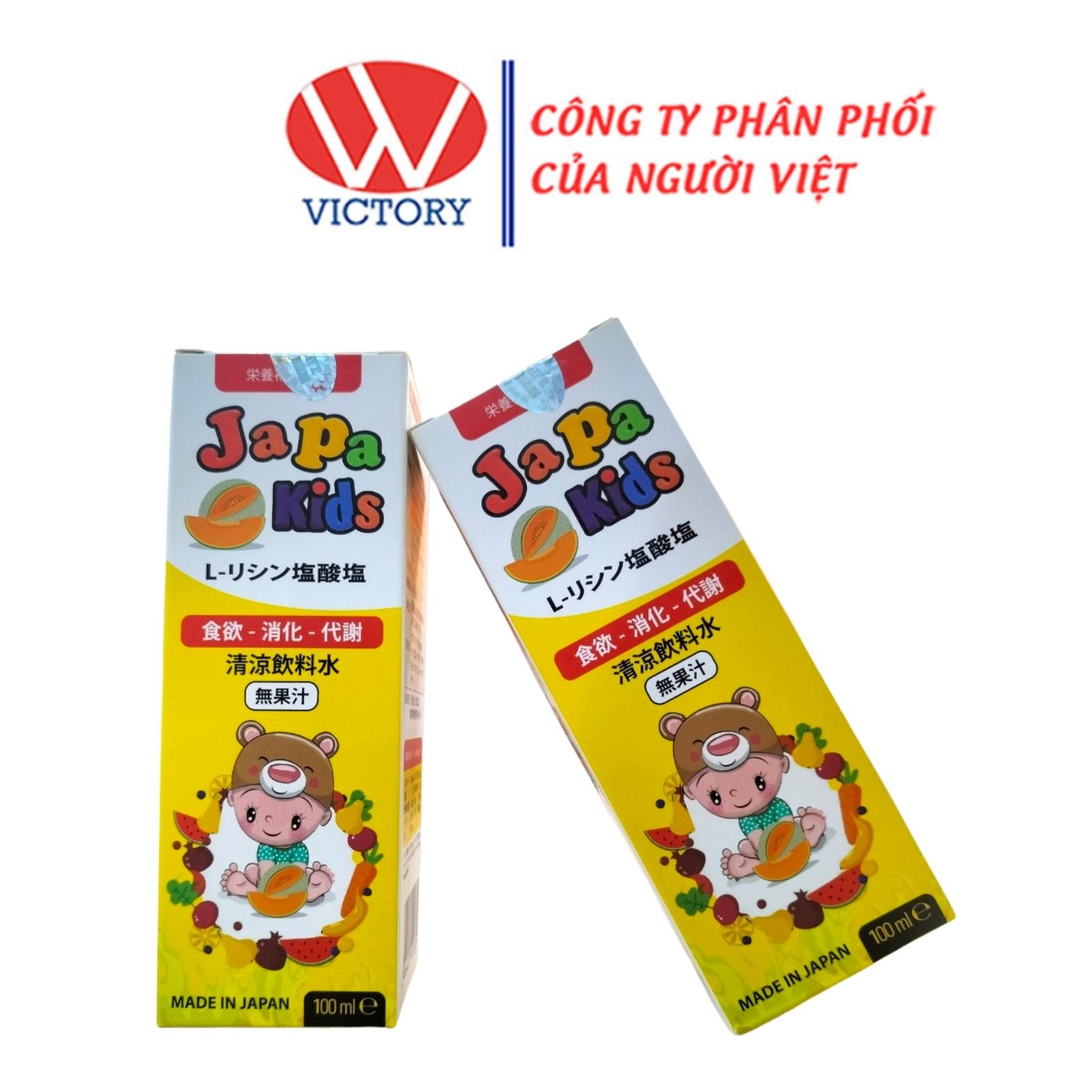 Japa Kids - Hỗ Trợ Tăng Cường Tiêu Hóa, Bảo Vệ Hệ Miễn Dịch - Lọ 100 mL - VIC Pharmacy