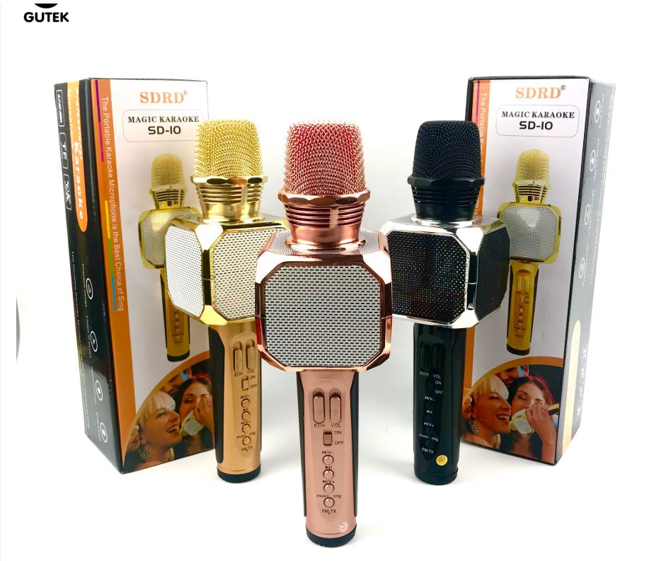 Mic karaoke, micro karaoke bluetooth, mic kèm loa karaoke bluetooth sd-10 cao cấp, hàng nhập khẩu, cho chất lượng âm thanh cực hay, bảo hành uy tín 1 đổi 1