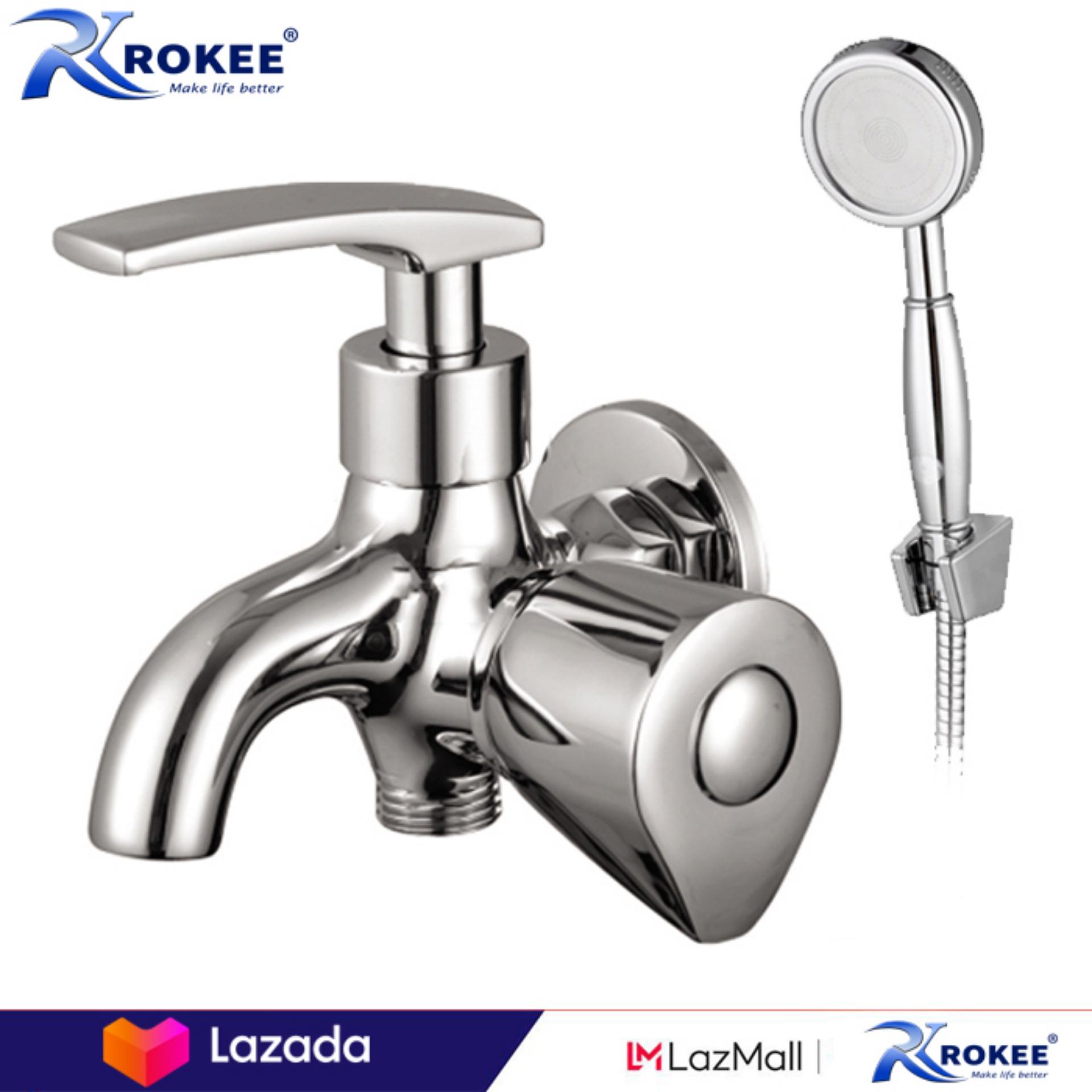 Bộ củ sen và tay sen tắm rokee - dl460s