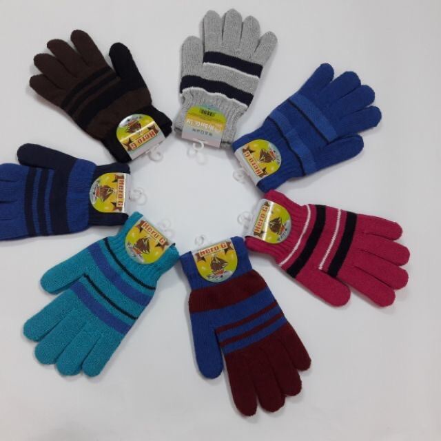 Găng tay len chống nắng giữ ấm / chống nắng đa công dụng, có hở 2 ngón đếm tiền thao tác điện thoại - Shop Kim Yến 5