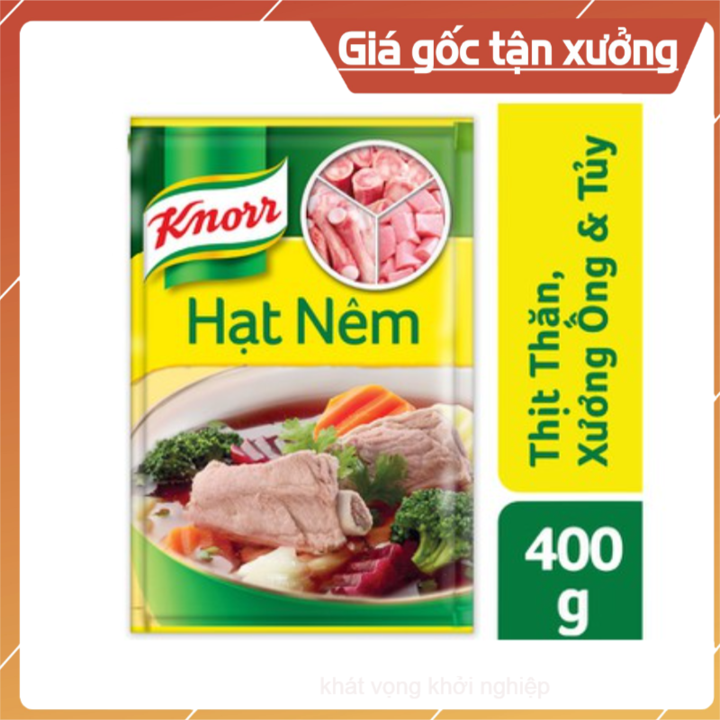 Hạt nêm thịt thăn xương ống tủy Knorr gói 400g