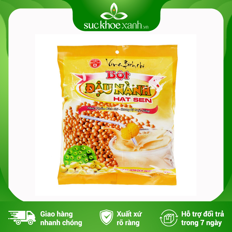 Bột đậu nành hạt sen có đường Bích Chi - 350g/túi