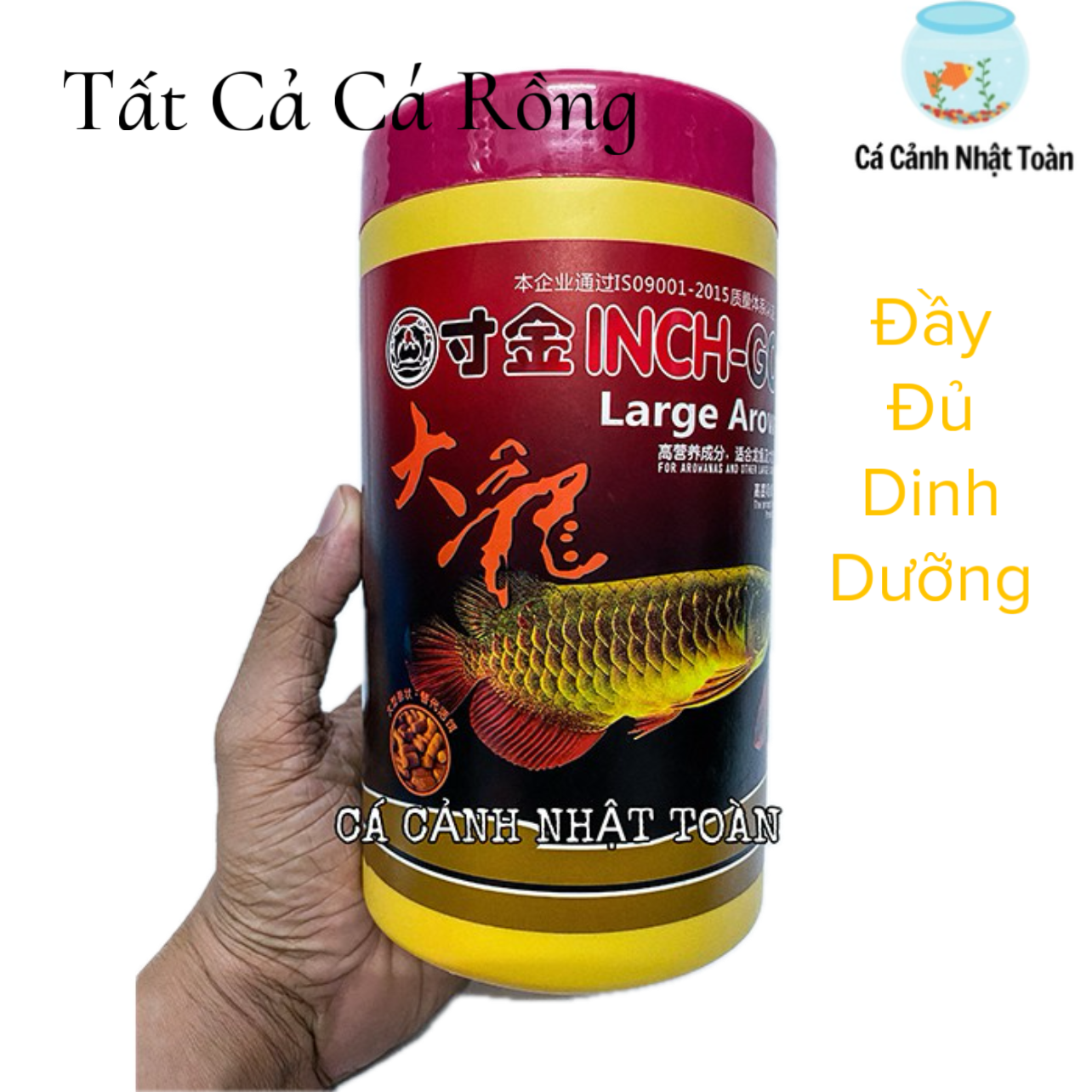 "Hoàn tiền đến 10%" THỨC ĂN CHUYÊN CHO CÁ RỒNG AROWANA INCH GOLD 454G