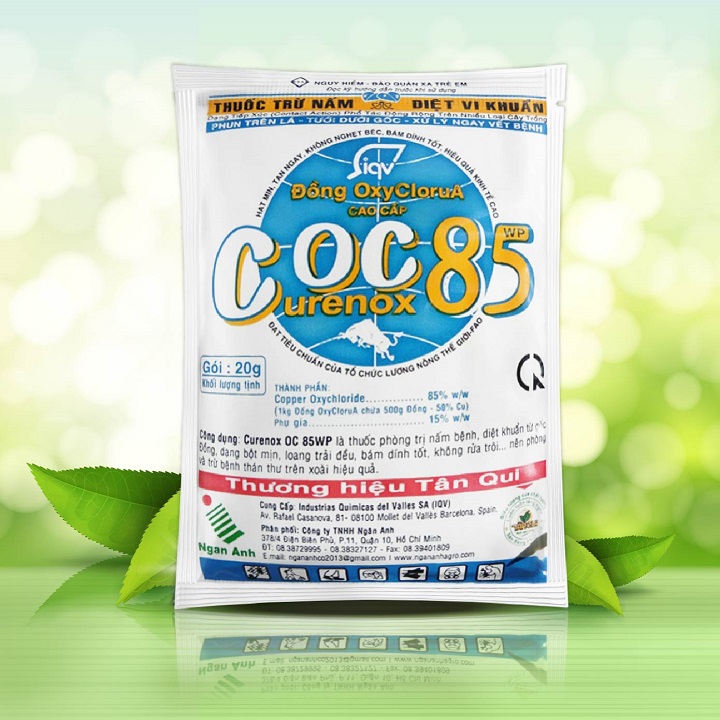 Thuốc trừ nấm và diệt khuẩn coc 85wp