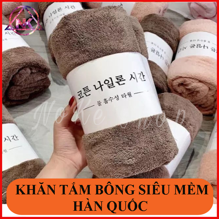 Khăn Tắm Hàn Quốc Lông Cừu LOẠI 1 khổ lớn, Màu Sắc Nhã Nhặn, Làm Từ Sợi Siêu Tự Nhiên Cap Cấp Mềm Mịn, Hút Ẩm Tốt, khăn tắm cho bé, khăn tắm khách sạn, khăn tắm spa