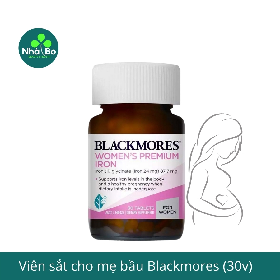 Viên sắt cho mẹ bầu Blackmores Women's Premium Iron 30v