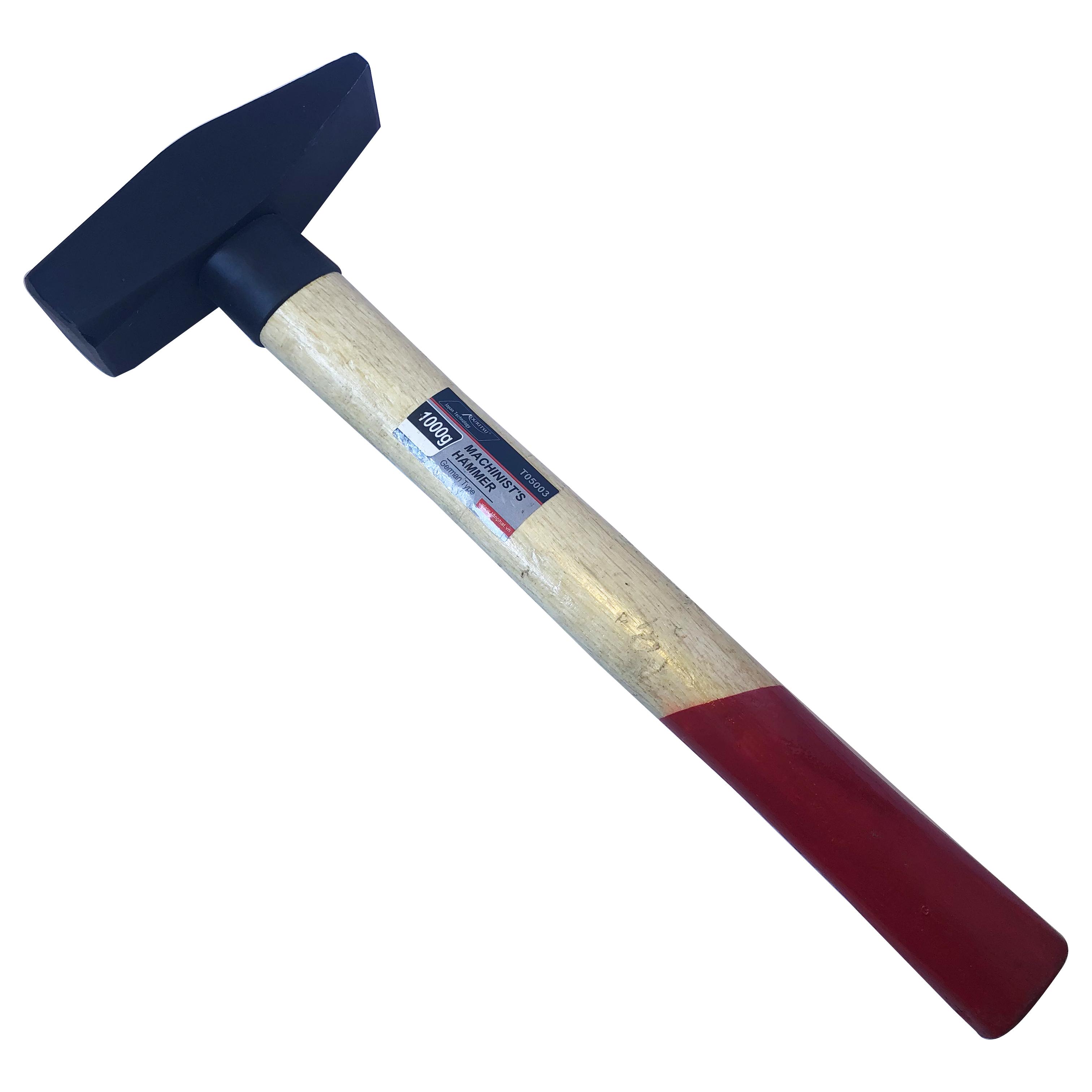 Búa cơ khí Nhật Bản Kouritsu cán gỗ 1kg - Búa đầu nhọn