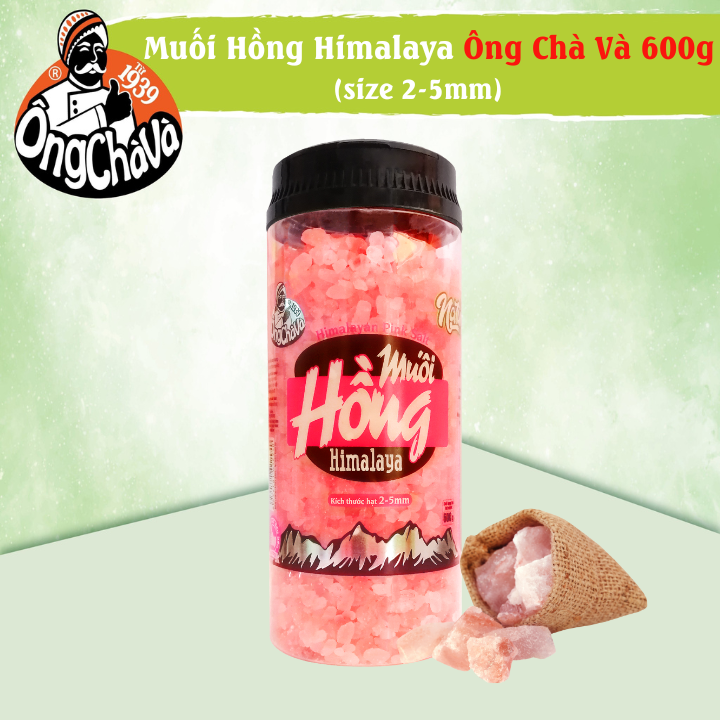 Muối hồng himalaya ông chà và 600g