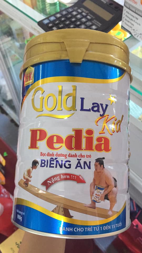 Sữa dành cho trẻ biếng ăn Goldlay Pedia Kid 900g - Dành cho trẻ từ 1-15 tuổi