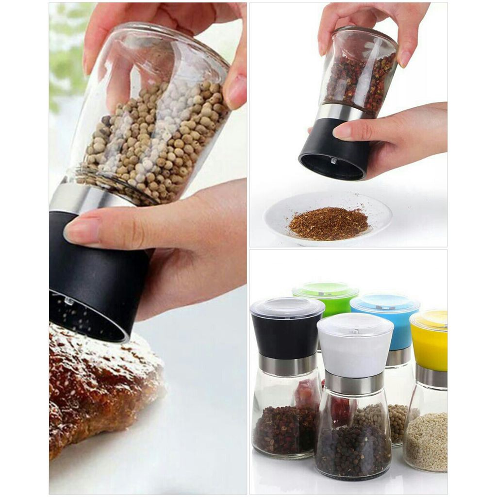 Cối xay hạt tiêu, cối xay mini thủy tinh