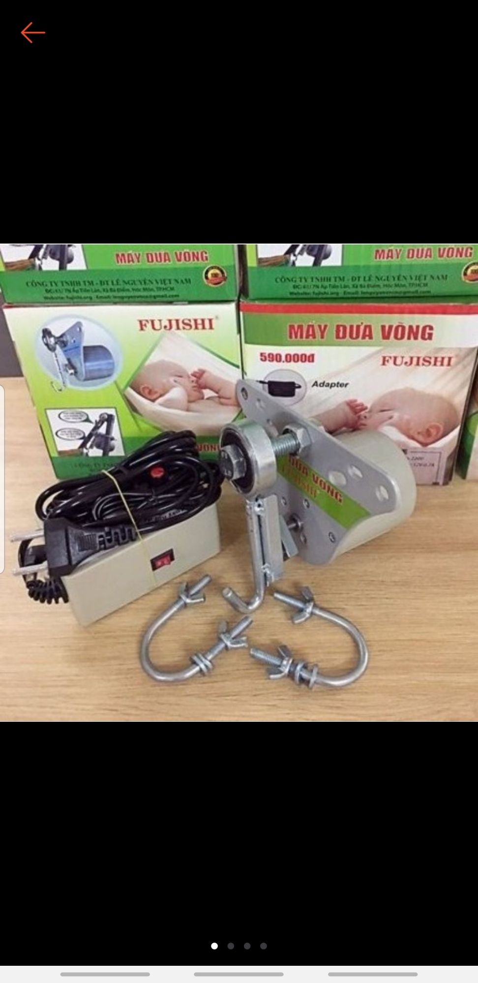 Motor  đưa võng cho bé - chưa bao gồm adapter ( biến thế)