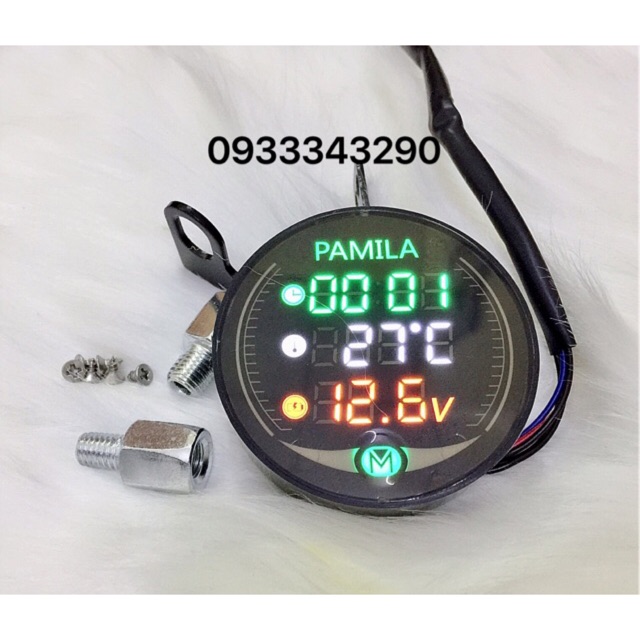 Đồng hồ báo vol cảm ứng có ba chức năng báo giờ báo vol báo nhiệt độ, cam kết hàng đúng mô tả, chất lượng đảm bảo, an toàn khi sử dụng
