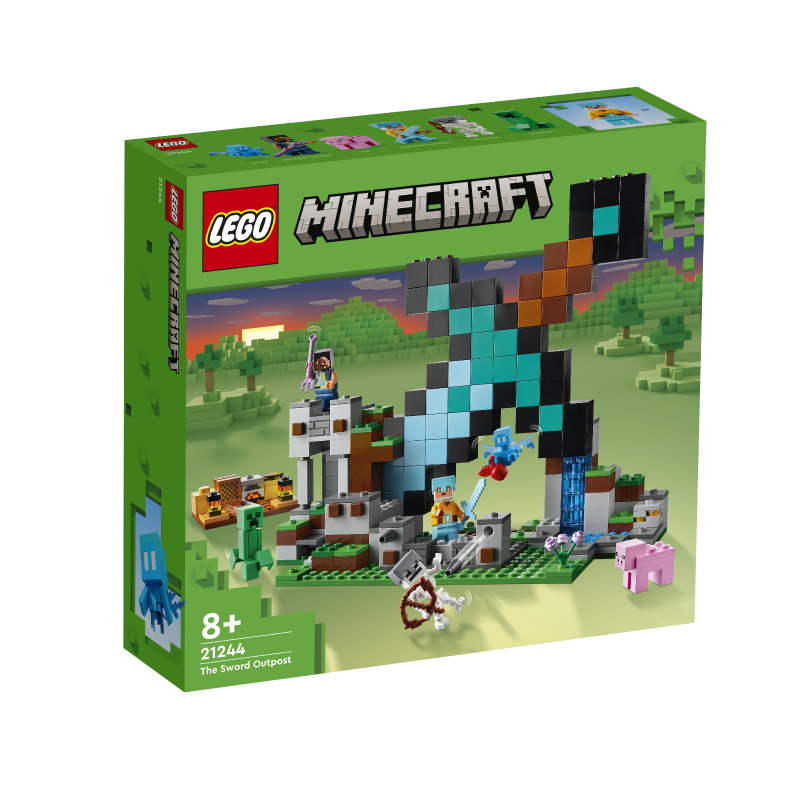 Đồ Chơi Lắp Ráp LEGO Minecraft Tiền Đồn Cất Giữ Kiếm Kim Cương 21244 427