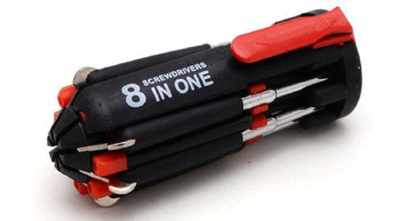 Bộ tua vít đa năng vặn ốc vít 8 trong 1 có đèn led screwdriver