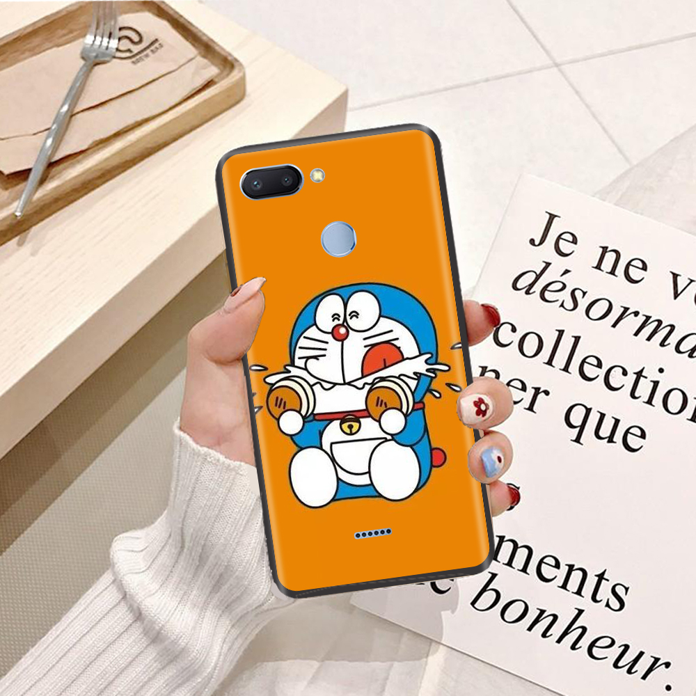 [HCM]Ốp lưng điện thoại Xiaomi Redmi 5A / Redmi 5 Plus / Redmi 6 / Redmi 6A / Redmi 7 viền dẻo TPU BST Doremon Dễ Thương
