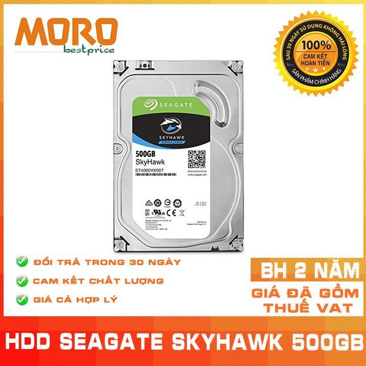 Ổ cứng HDD Seagate Skyhawk 500GB - Nhập khẩu từ Nhật Bản, Hàn Quốc - Bảo hành 24 tháng