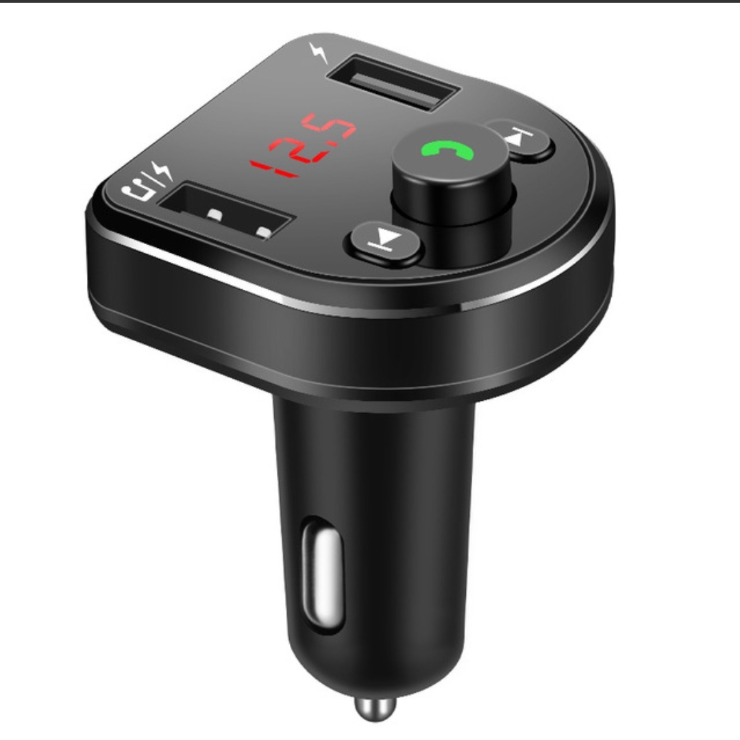 Cốc sạc ô tô, dock sạc ô tô, tẩu sạc ô tô cổng sạc nhanh USB   kết nối Bluetooth, nghe nhạc MP3, sạc pin, nghe điện thoại rảnh tay, sang trọng nhỏ gọn