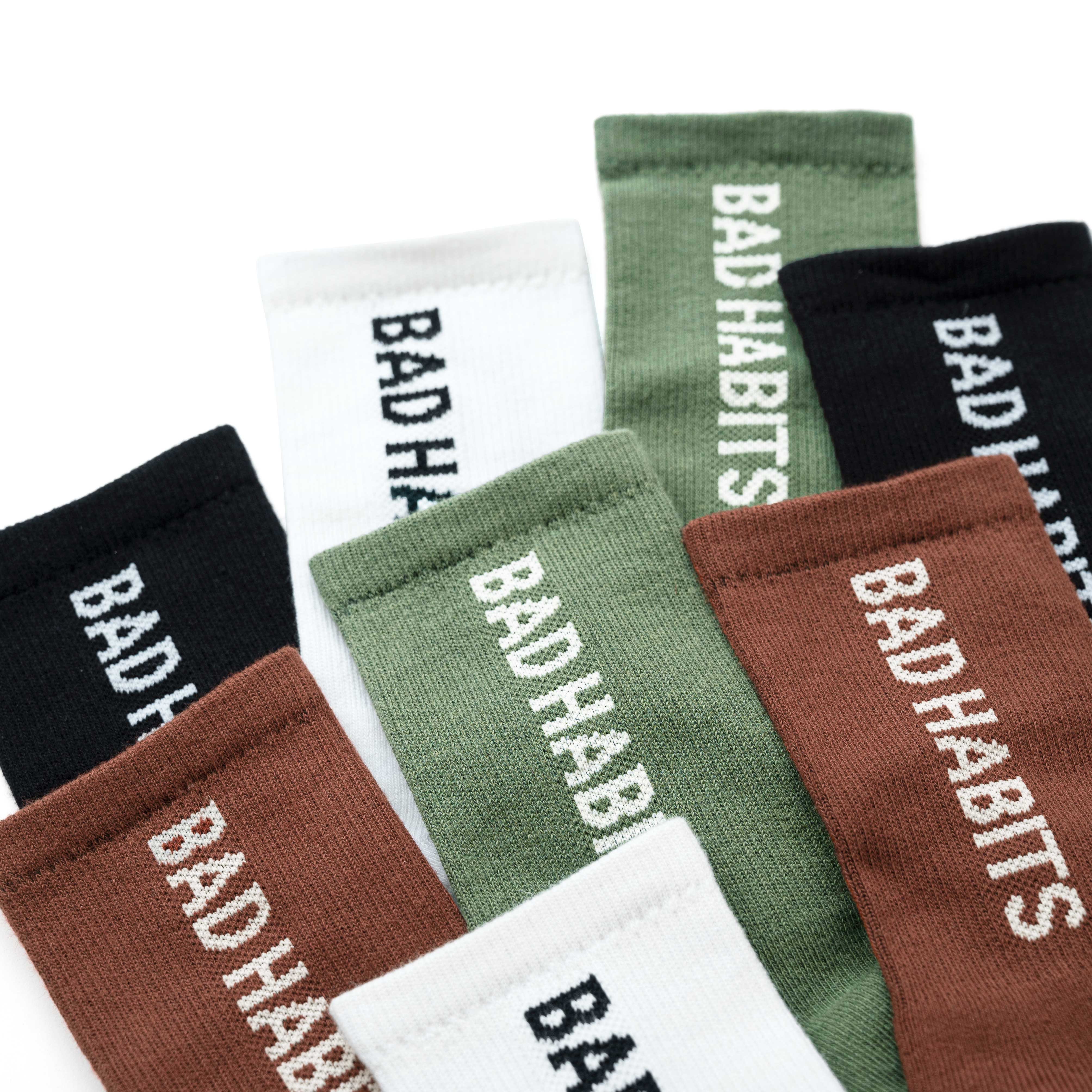 Combo vớ bad habits sock pack - local brand chính hãng