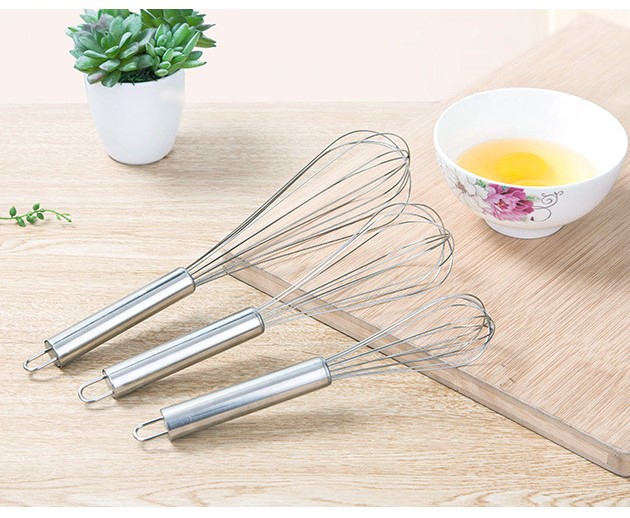 Đánh trứng nhà bếp bằng thép không gỉ – Loại nhỏ và Loại lớn