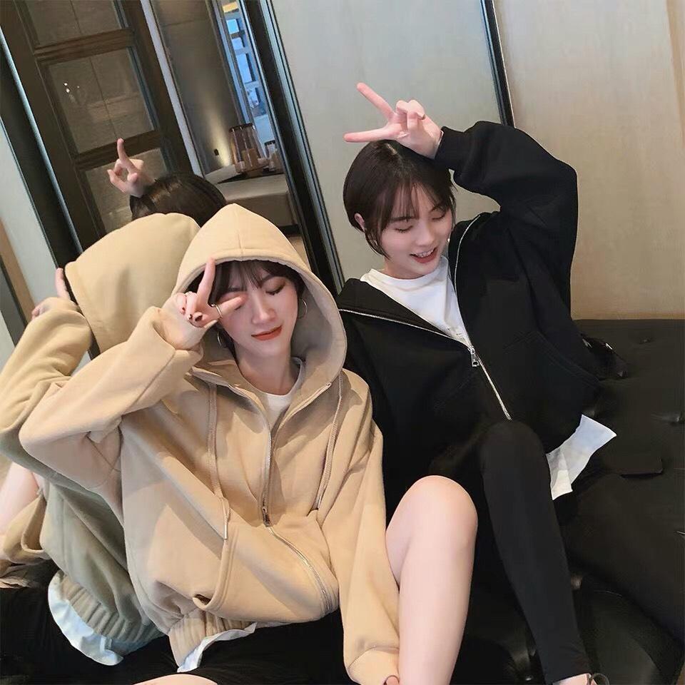 [HCM]ÁO KHOÁC HOODIE NỮ DÂY KÉO ĐẸP CÁ TÍNH VÔ CÙNG ẤM ÁP TRONG MÙA ĐÔNG