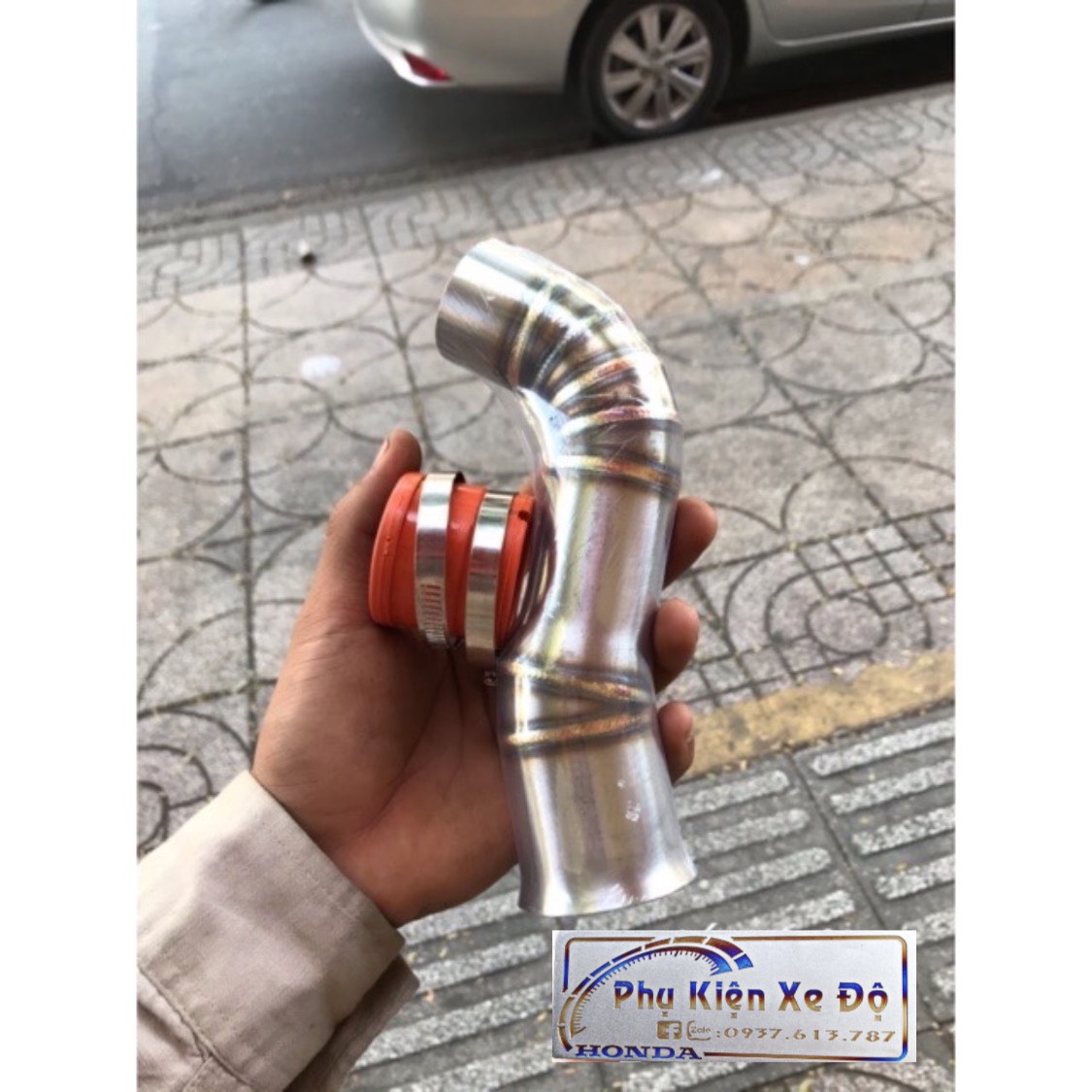 Co gió INOX lớn cho Varino150 , Vario125 , click125 , Pcx...