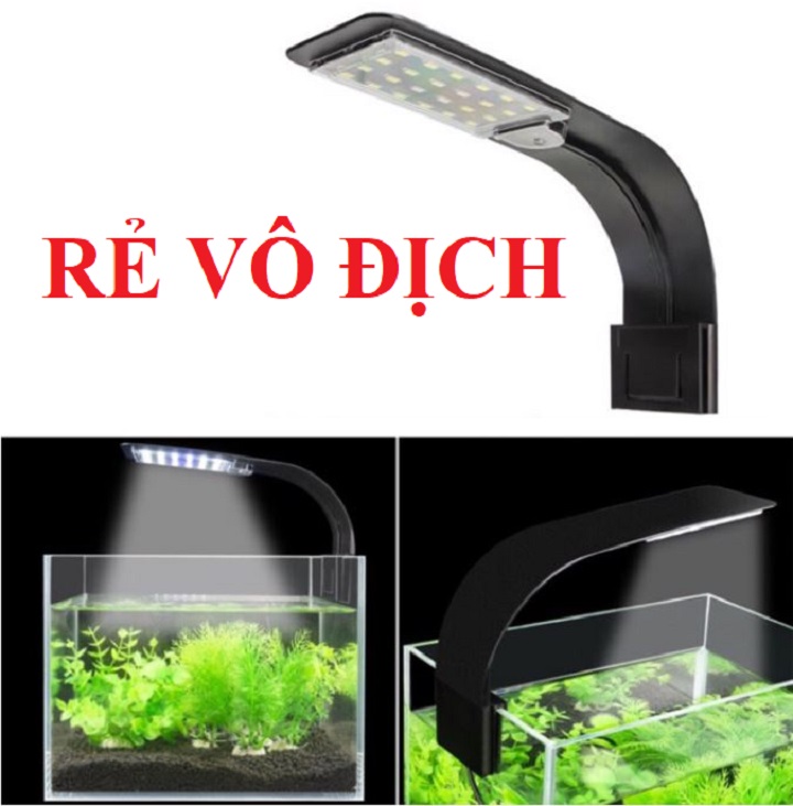 Đèn led hồ cá thuỷ sinh X5 đen
